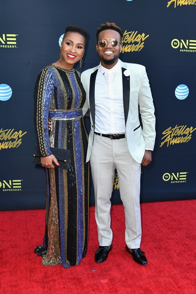 Travis Greene and Wife - 33rd Annual Stellar Gospel Music Awards 