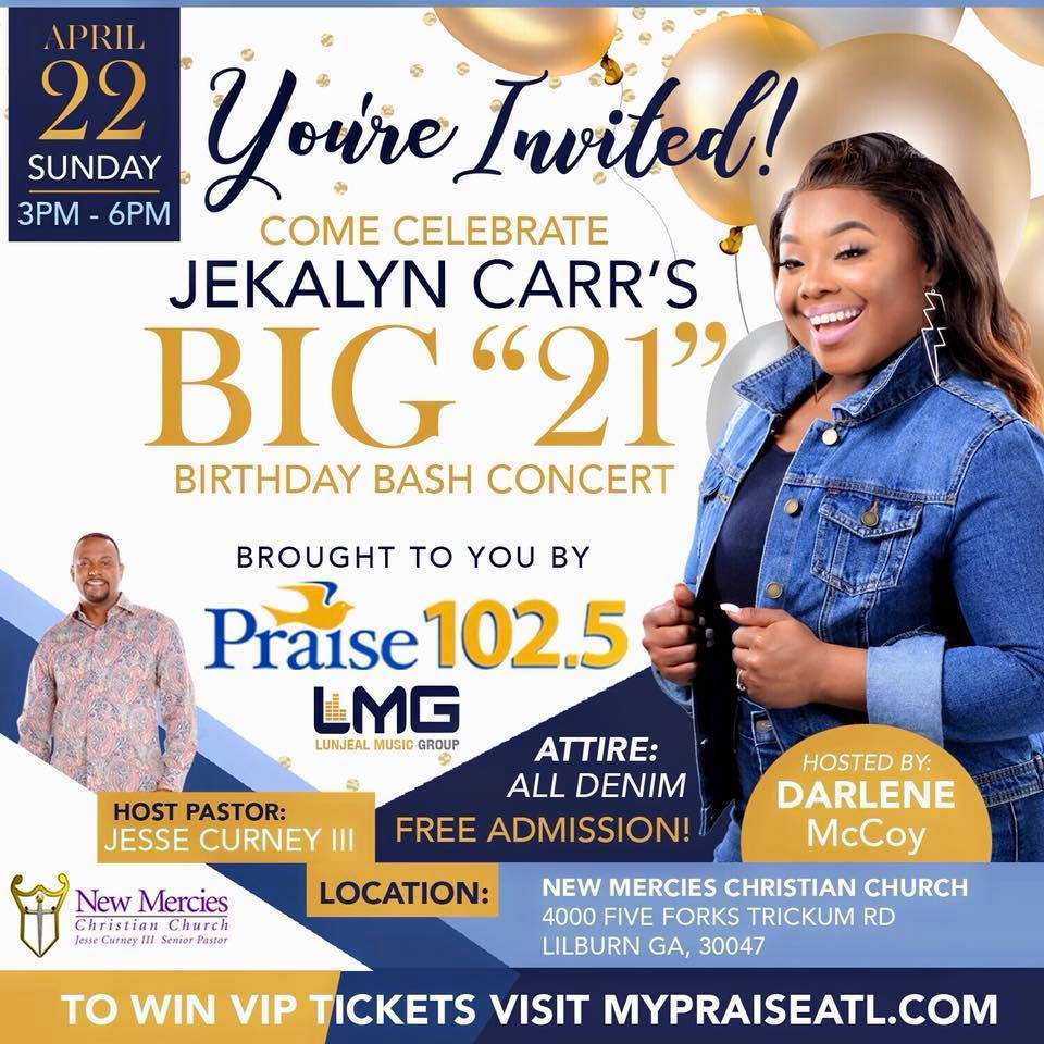 Jekalyn Carr Birthday Atlanta