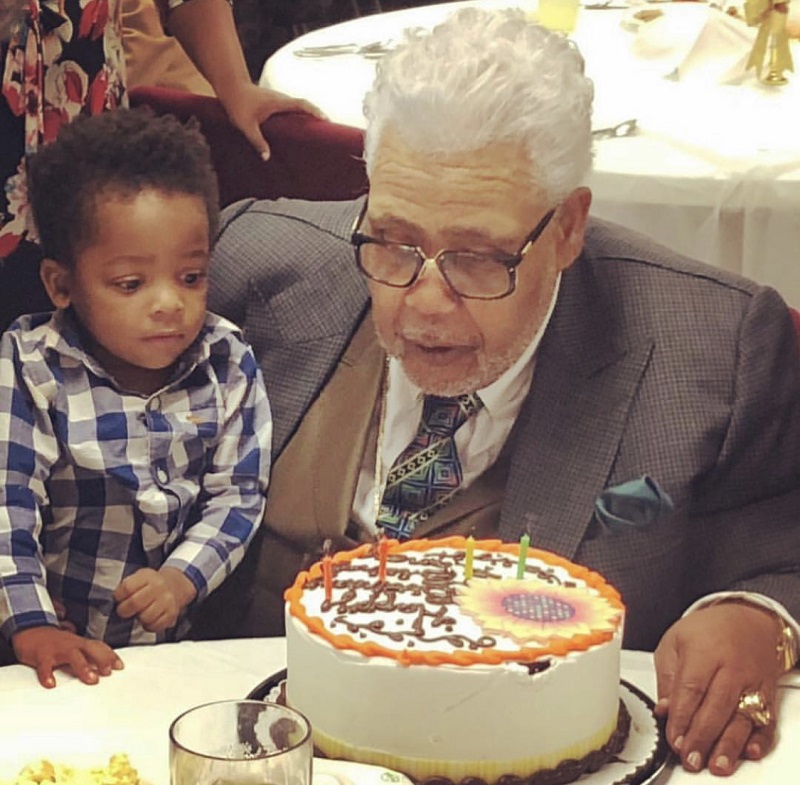 Rance Allen and friend at Birthday Party