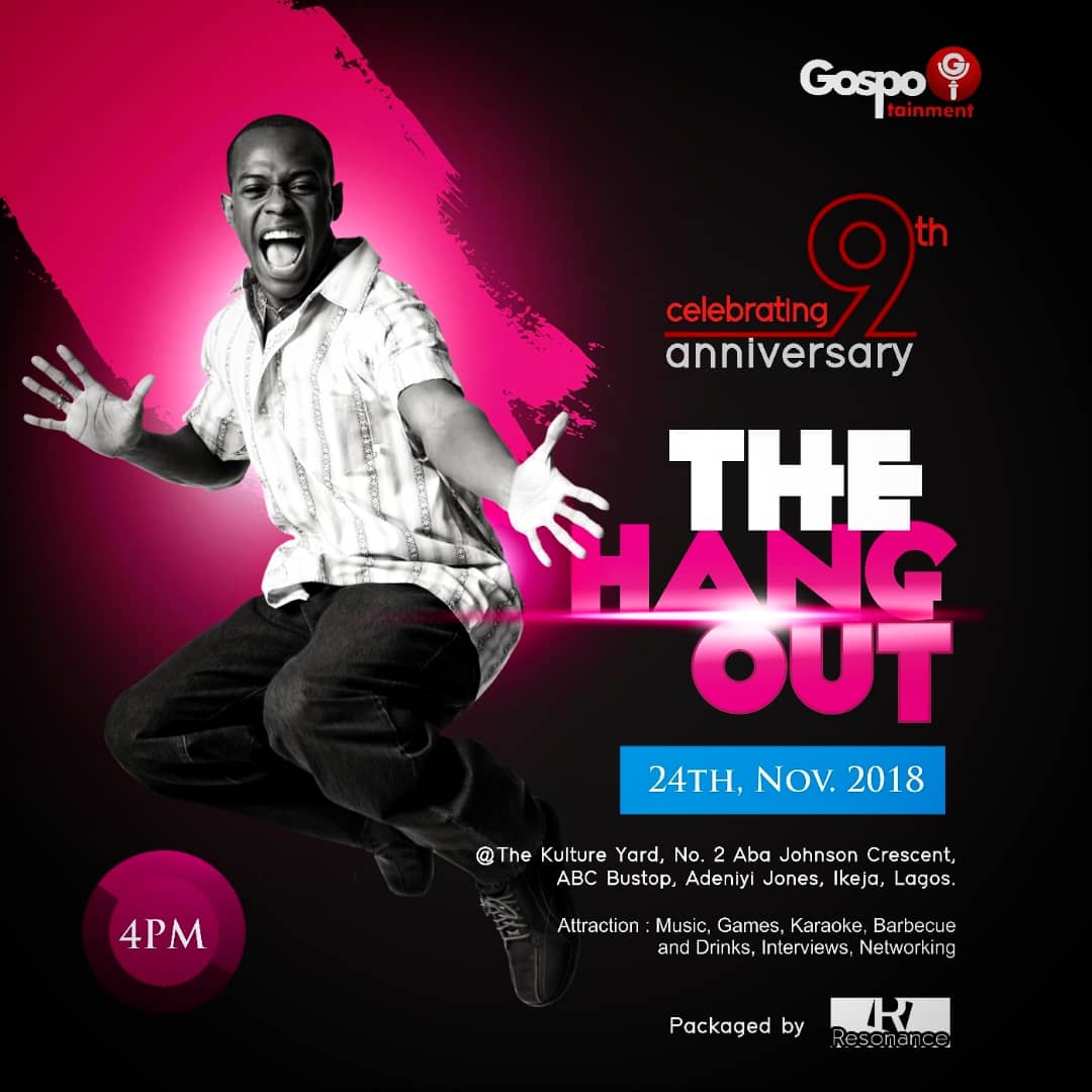 The Gospotainment Hangout Flier