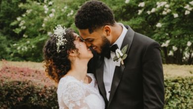 C West and new wife, Kaitie-1