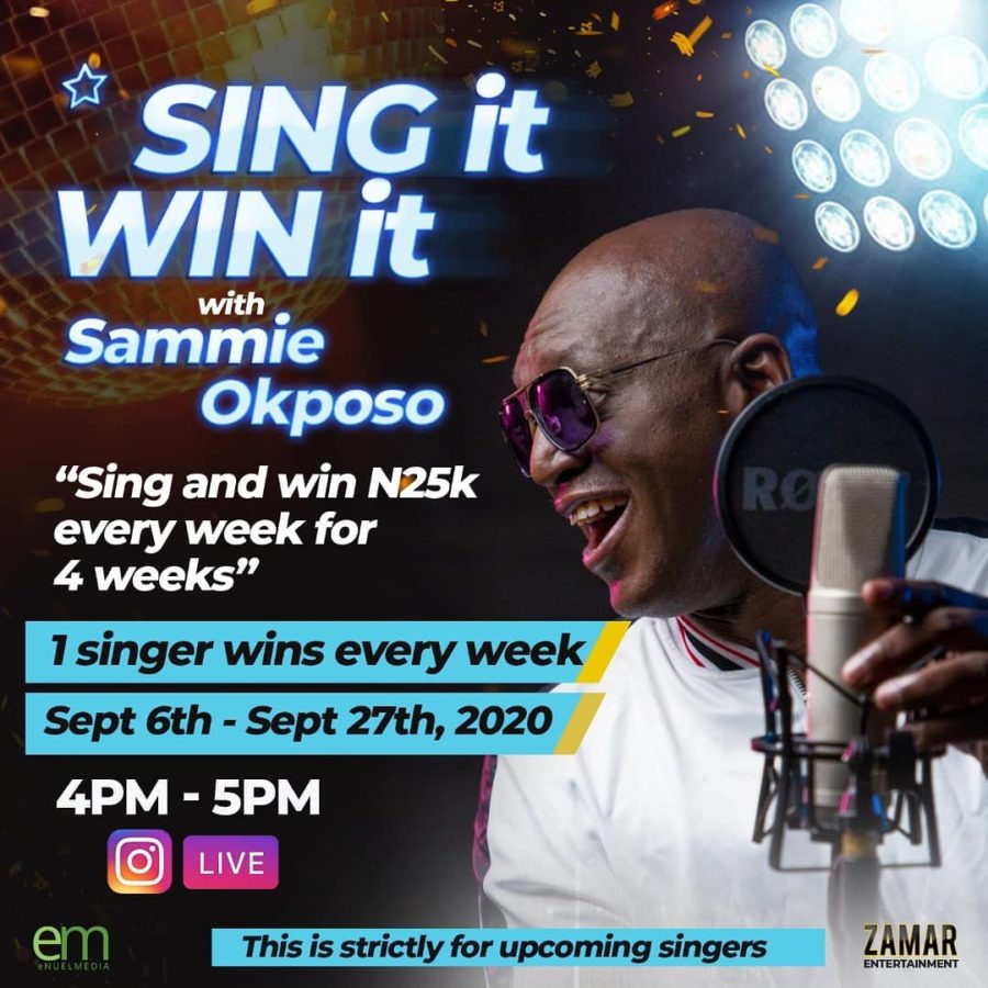 Sing It Win It with sammie Okposo
