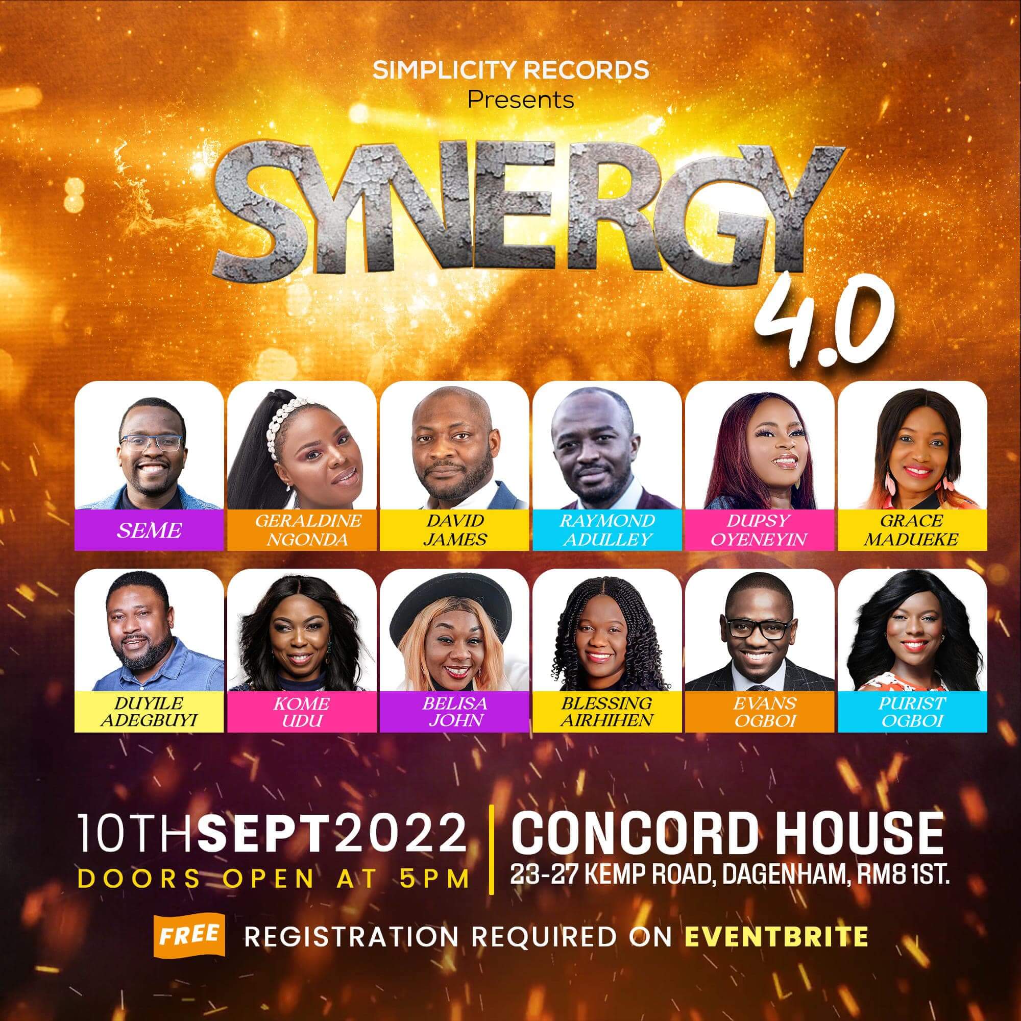 Simplicity Records Presents Synergy 4.0 Live Recording Concert