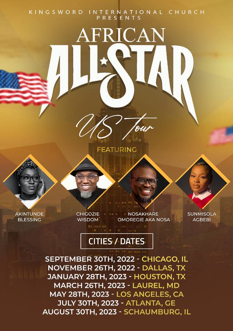 IBK, Chigozie, Nosa & Sunmisola Set To Headline The African All-Star US Tour