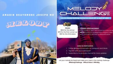 Amadin Osayomore Joseph MD Announces “Melody Challenge.”